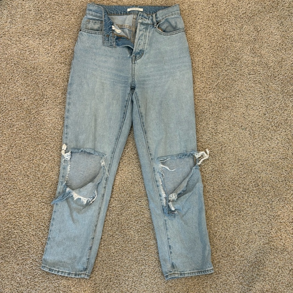 PacSun high rise straight jeans